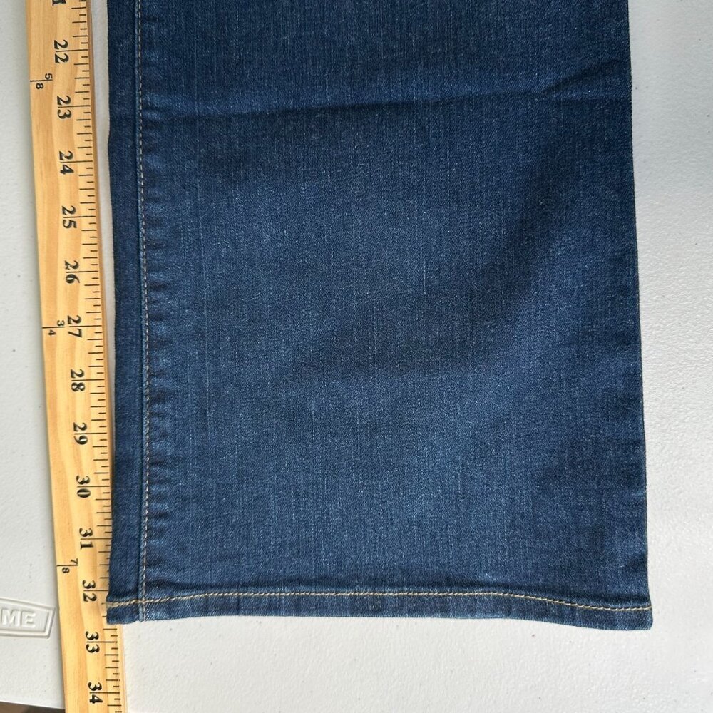 Eddie Bauer Slightly Curvy Mid Rise Bootcut Jeans Size 20 Stretch - Picture 9 of 11
